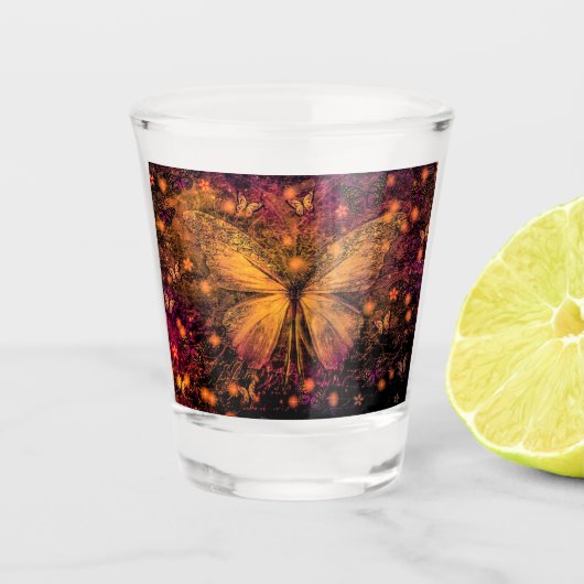 Butterfly Shot Glas (Voorkant)