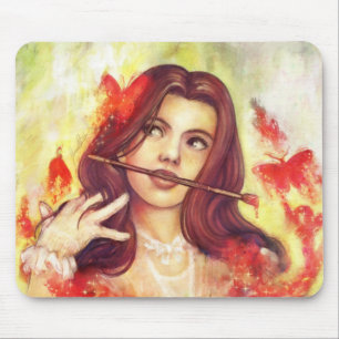 "Butterfly Shout" Mousepad Muismat