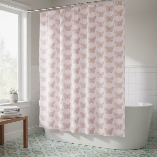 Butterfly Shower Curtain Douchegordijn