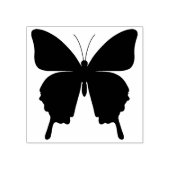 Butterfly Silhouette Art Rubber Stamp Rubberstempel (Afrduk)