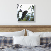 Butterfly Silhouette Canvas Afdruk (Insitu (Slaapkamer))