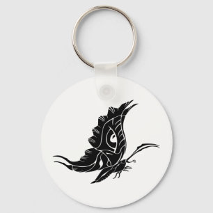 Butterfly Silhouette Sleutelhanger