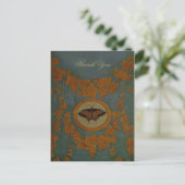 Butterfly Silk Cloth ~ Briefkaart / Uitnodigingen (Staand voorkant)