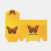 Butterfly SImple Happy Bright Treat met liefde Bedankdoosjes (Uitgevouwen)