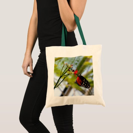 Butterfly Sips Canvas tas (Voorkant (product))