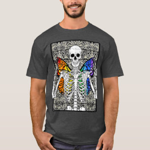 Butterfly Skeleton Fairycore Aesthetic T-shirt