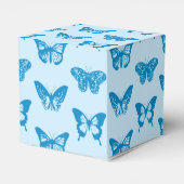 Butterfly sketch, cerulean and sky blue bedankdoosjes (Achterkant)