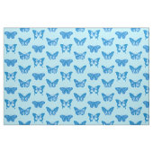 Butterfly sketch, cerulean and sky blue stof (Fat Quarter)