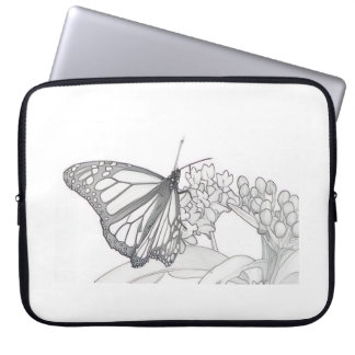 Butterfly Sketch Laptop Sleeve