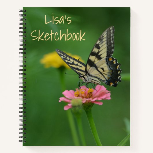 Butterfly Sketch Notitieboek (Voorkant)