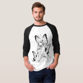 Butterfly Sketch T-shirt (Voorkant volledig)