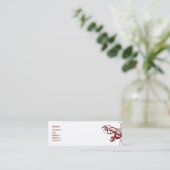 Butterfly - Skinny Mini Visitekaartje (Staand voorkant)