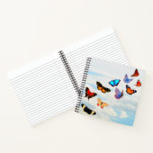 Butterfly Sky Notitieboek (Binnen)