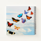 Butterfly Sky Notitieboek (Achterkant)