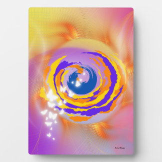 Butterfly Sky Plaque met Ezel Fotoplaat