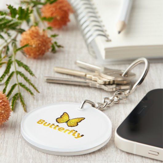 Butterfly Sleutelhanger (Voorkant Rechts)