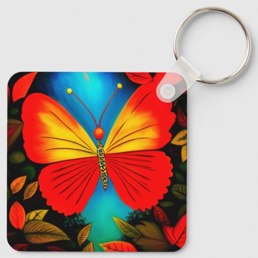 Butterfly Sleutelhanger (Achterkant)