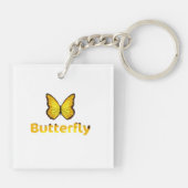 Butterfly Sleutelhanger (Achterkant)