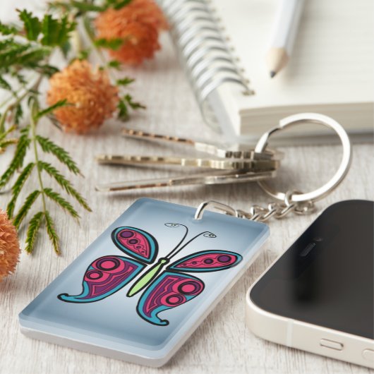 Butterfly   sleutelhanger (Voorkant Rechts)