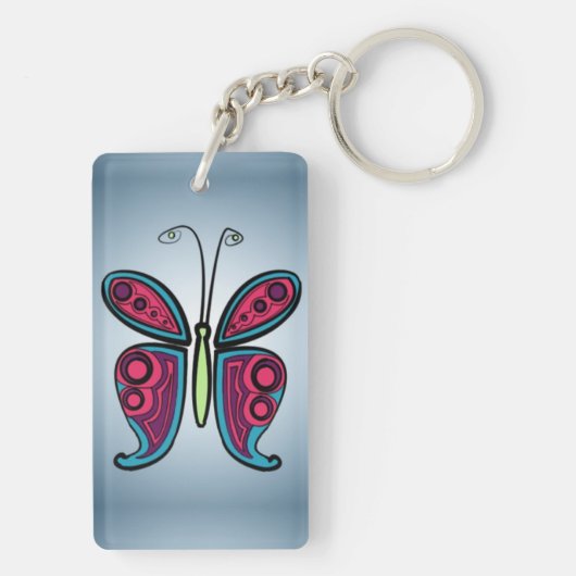 Butterfly   sleutelhanger (achterkant)