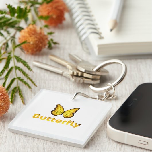 Butterfly Sleutelhanger (Voorkant Rechts)