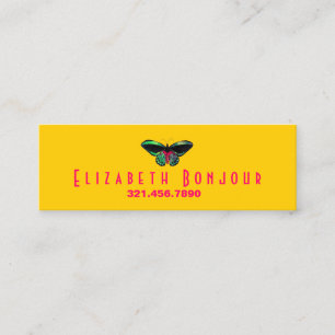 Butterfly - Slim Business / Calling Cards Contactkaartje