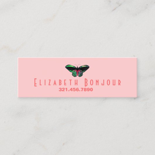 Butterfly - Slim Business / Calling Cards Contactkaartje (Voorkant)