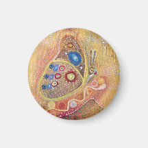 Butterfly Small, 1¼ inch Ronde Magnet