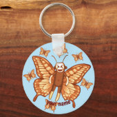 Butterfly Sock Monkey sleutelhanger (Voorkant)