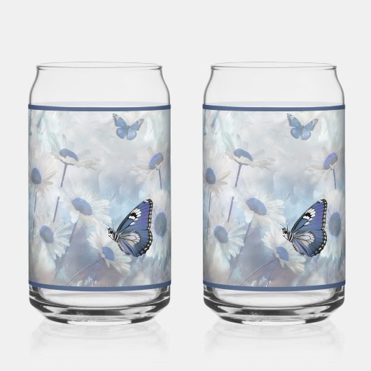 Butterfly Soda Glass Blikvorm Glas (Achterkant)