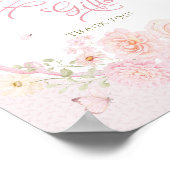 Butterfly Soft Pink Floral Cards and Gifts Poster (Hoek)