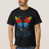 Butterfly Spectrum - Transformed by Autism T-shirt (Voorkant)