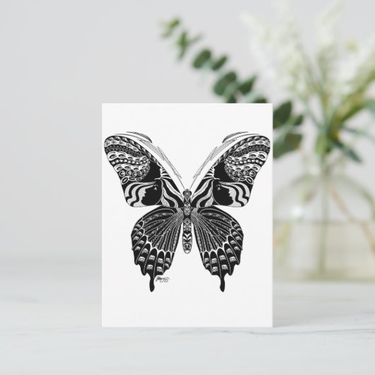 Butterfly Spirit Animal Briefkaart (Staand voorkant)