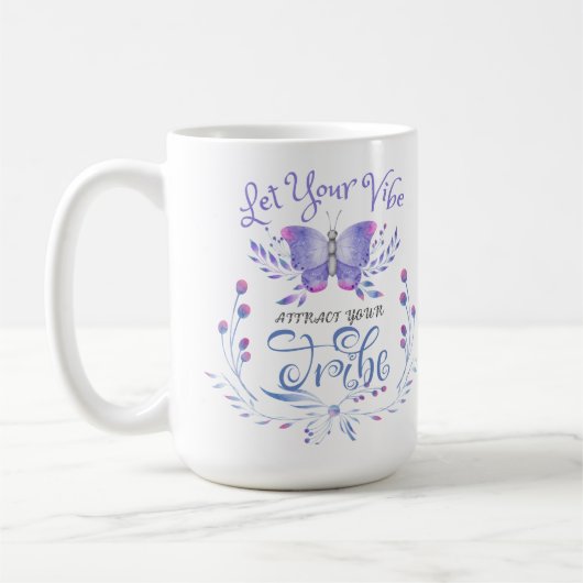 Butterfly Spirit Vibe groot Koffiemok (Links)