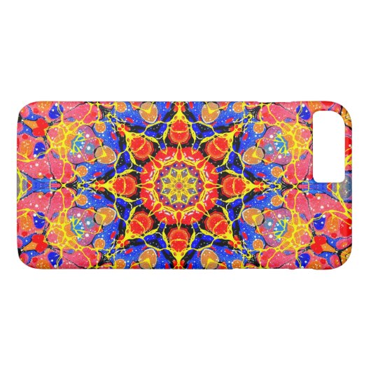 Butterfly Splash Kaleidoscoop Case-Mate iPhone Case (Achterkant (Horizontaal))