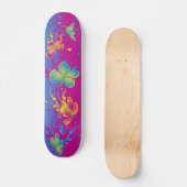 Butterfly Splash Persoonlijk Skateboard (Voorkant)