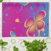 Butterfly Splash Theedoek (Gevouwen)