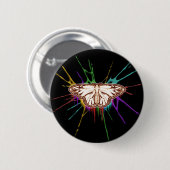 Butterfly Splat Ronde Button 5,7 Cm (Voorkant /achterkant)