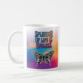Butterfly Splendor of Life is eindeloos design Koffiemok