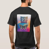 Butterfly Splendor of Life is eindeloos design T-shirt (Achterkant)