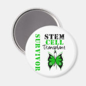 Butterfly - Stem Cell Transplant Survivor Magneet (Voorkant / Achterkant)