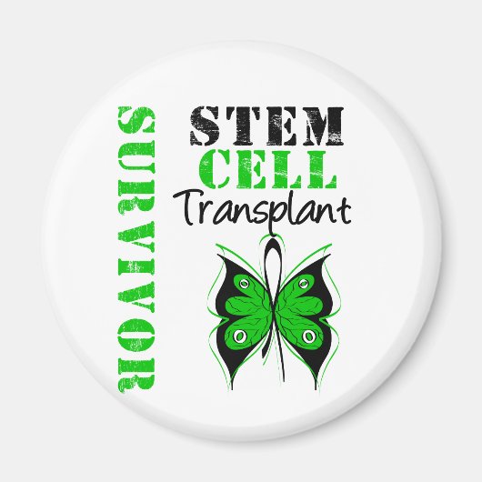 Butterfly - Stem Cell Transplant Survivor Magneet (Voorkant)