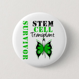 Butterfly - Stem Cell Transplant Survivor Ronde Button 5,7 Cm