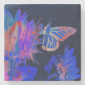 Butterfly stenen onderzetter (Voorkant)