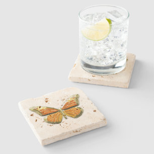 Butterfly Stenen Onderzetter