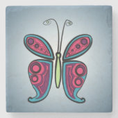 Butterfly Stenen Onderzetter (Voorkant)