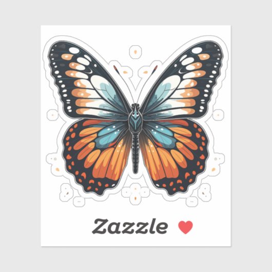 Butterfly Sticker (Vel)