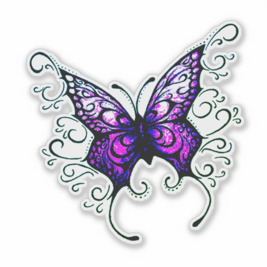 Butterfly Sticker (Voorkant)