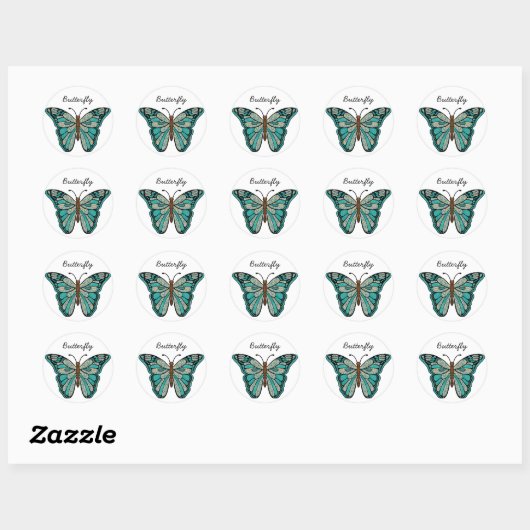 Butterfly Sticker (Vel)