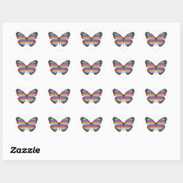 Butterfly-stickers Hart Sticker